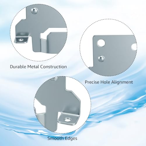 Bed Frame Mounting Plates Brackets with Screws for IKEA - Steel Hardware Kit