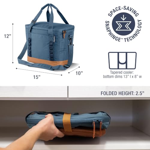 CleverMade Tahoe Collapsible Cooler Bag - Medium Ocean Travel Cooler