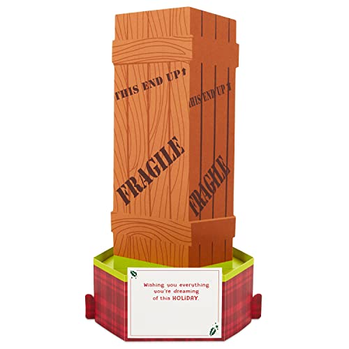 Hallmark Paper Wonder Displayable Pop Up Christmas Card (A Christmas Story Leg Lamp)