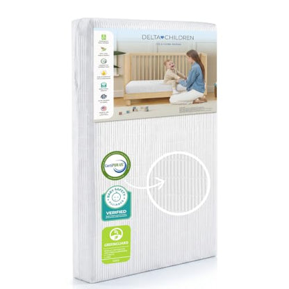 Toddler Bed with Guardrails and Waterproof Mattress - Grey