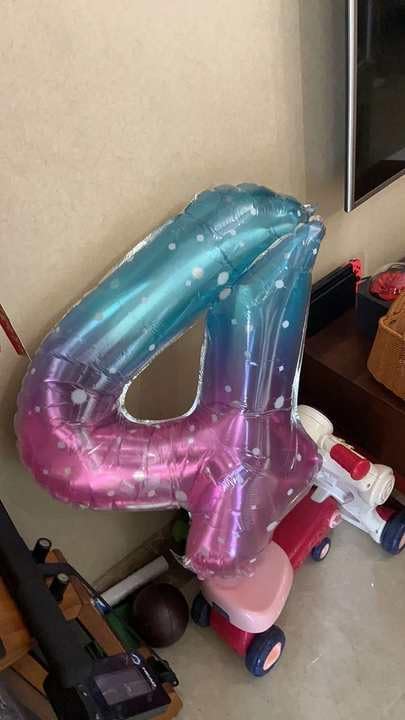 Starry Sky 40-Inch Number 3 Balloon - Perfect for 3rd Birthday Celebrations | Ideal for Kids & Adults