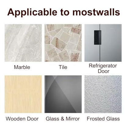 6 Pack Waterproof Decorative Adhesive Hooks - No Drill, Cat Design
