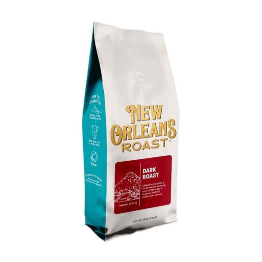 New Orleans Roast - Dark Roast Ground Coffee, 12 Oz (Pack of 1) - A Bold and Intense Coffee Experience