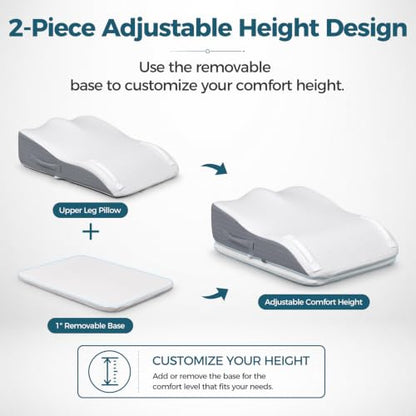 Adjustable Leg Wedge Pillow for Post-Surgery Recovery Support