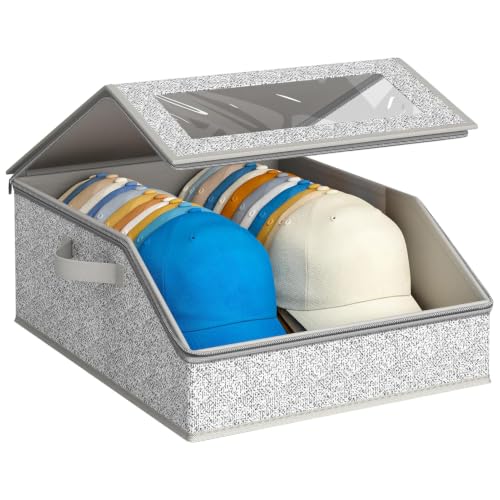 Grey Stackable Hat Organizer for Baseball Caps - 1 Pack