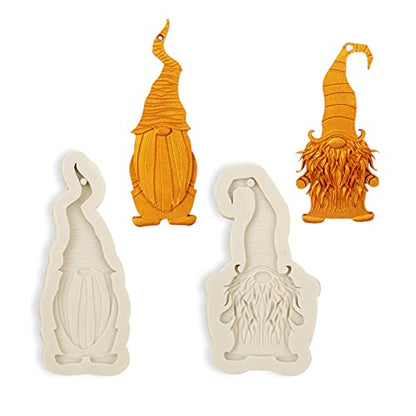 Gnome Shape Silicone Mold for Cake, Chocolate, Keychains, Jewelry, and Crafts