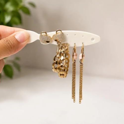 6PCS Fish-Shaped Jewelry Holders for Rings Earrings Charms - Portable Ocean Gift