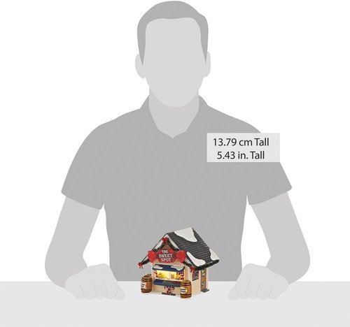 Department 56 Ceramic Snow Village - The Sweet Spot Lit House | 5.43 Inch Decorative Piece