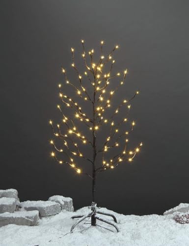 Lightshare 3ft 112LED Star Light Tree Brown Branches warm white – Indoor/Outdoor