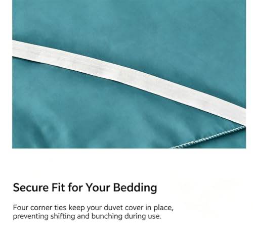 Blue Pleated Bed Skirt 15 Inch Drop Fully Elastic Microfiber Wrap-Around