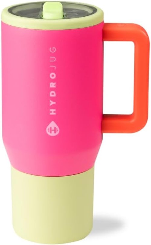 HydroJug Kids - Insulated 20 oz Water Bottle with Flip Straw & Handle | Leak-Proof & Durable | Orchid