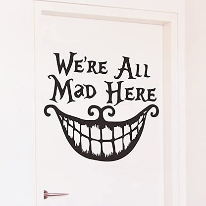 Halloween Smiling Face Wall Decals Sticker Decor - 2 Sheets
