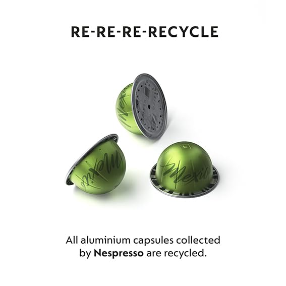 Nespresso Vertuo Sweet Vanilla Coffee Capsules - Medium Roast, 30 Count Pods for 7.8oz Brews
