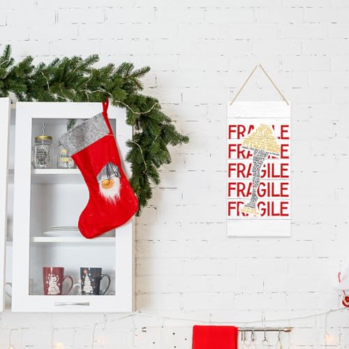 Fragile Christmas Story Leg Lamp Decor Sign - Home Wall or Door Display