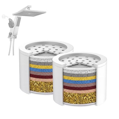 JDO Shower Head Filter Replacement 2 Pack for Model C01013 - Easy Install