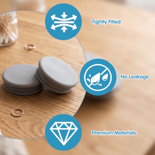 Gray Replacement Stopper Plug for Stokke Flexi Bathtub - Leak-Proof Silicone Seal