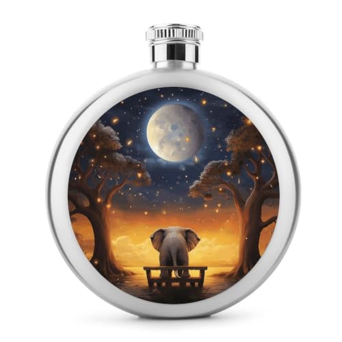 304 Stainless Steel 5 Oz Liquor Hip Flask for Men & Women