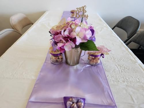Satin Dusty Rose Table Runner 12x108 Inches - 10 Pack, Wedding Decor
