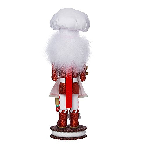 15-Inch Gingerbread Chef Nutcracker - Holiday Decor, Whimsical Collection