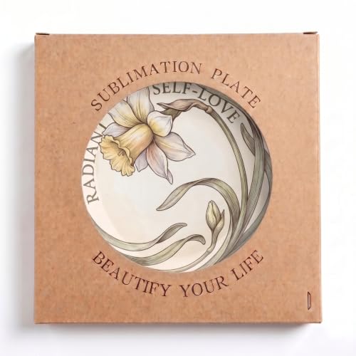Birth Flower Decorative Plate March Daffodil 10 Inch - Wall & Display