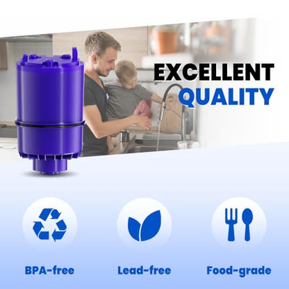 Faucet Water Filter Replacement Cartridge for PUR Systems - 1 Pack - Compatible Models RF-9999, RF3375, FM-2500V, FM-2000B
