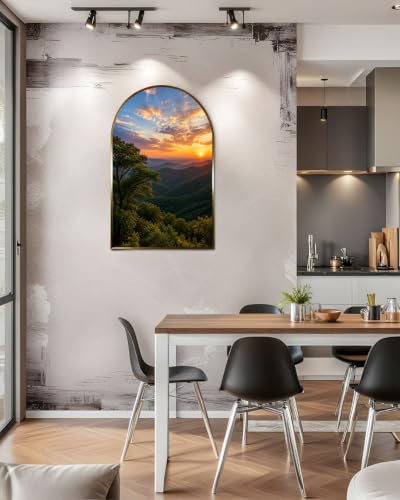 Blue Ridge Mountains Canvas Wall Art 20x32 Inches Rustic Home Decor