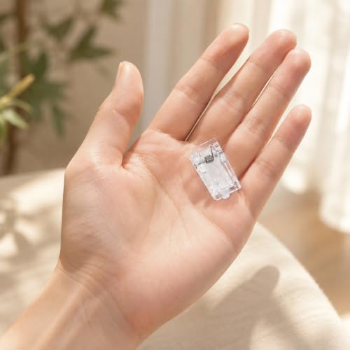 Self-Adhesive Wall Clips for Photos & Decor - 50 Pack
