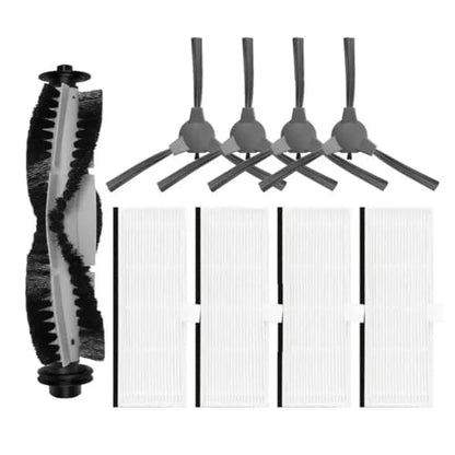 Vacuum Cleaner HEPA Filter Kit for Ultenic T10 Elite - Side & Roller Brushes
