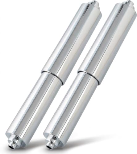 Universal Chrome Toilet Paper Holder Replacement Rod 2 Pack