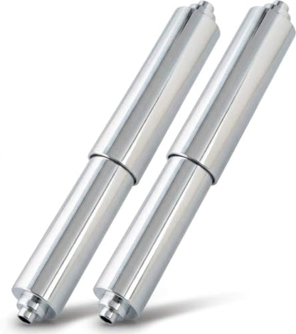 Universal Chrome Toilet Paper Holder Replacement Rod 2 Pack