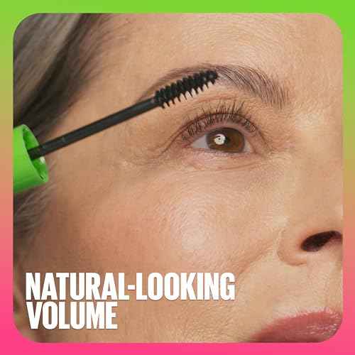 Maybelline Great Lash Washable Mascara Makeup, Volumizing Lash-Doubling Formula That Conditions As It Thickens, Brownish Black, 1 Count