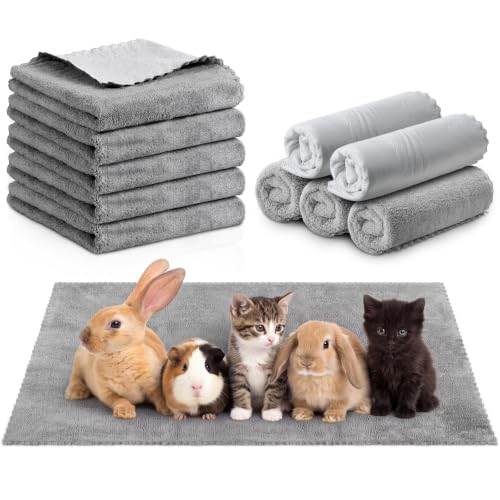 Guinea Pig Cage Liner - Waterproof Fleece Mat, Gray, 14x28 Inches, Classic Variation