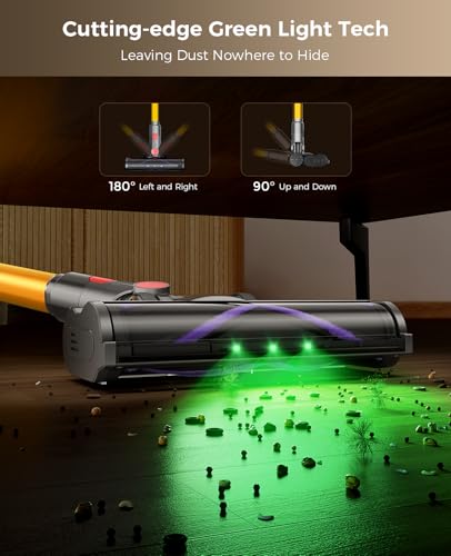 Golden Cordless Stick Vacuum Cleaner 500W 45KPa 45Min Runtime
