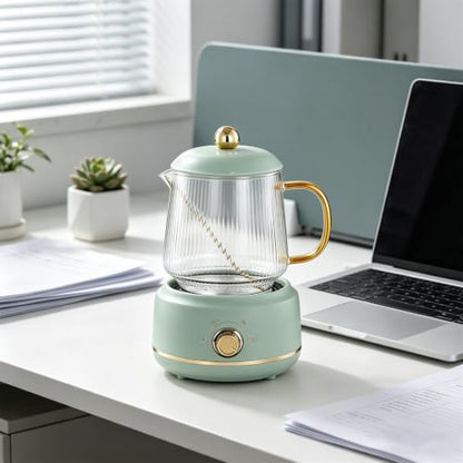 Electric Glass Water Kettle for Tea and Hot Beverages - Compact & Durable