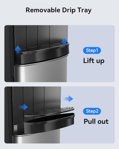 Self Cleaning Bottom Load Water Cooler Dispenser for 5 Gallon Bottles – UV Sterilizing