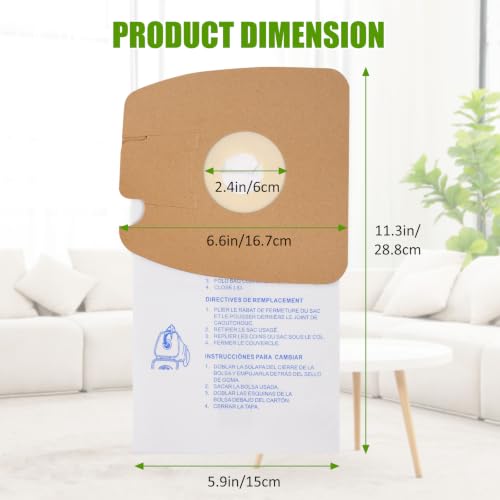 Multi-Layer Vacuum Bags for Eureka Mighty Mite 3670 3680 Series - Replacement Dust Bags