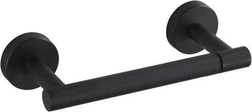BGL Toilet Paper Holder - Matte Black Wall-Mounted SUS 304 Stainless Steel | Pivoting Double Post Design