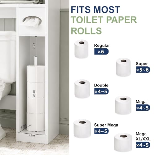 Over Toilet Storage Cabinet with Arched Doors, 34 Inch Wood Bathroom Organizer
