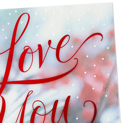 Romantic Christmas Card for Husband, Wife, Partner - I Love You Everyday