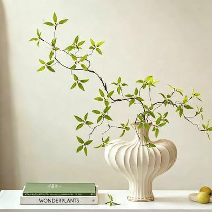 2PCS Faux Greenery Stems for Vase & Centerpieces - Flexible Artificial Branches