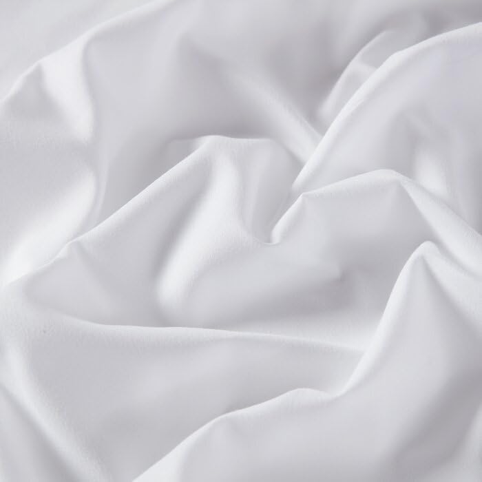 Queen Size Bed Sheets Set by LuxHome | 4PC Solid Breathable Microfiber - Hotel Luxury Fade Resistant Bedding in White