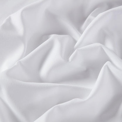 Queen Size Bed Sheets Set by LuxHome | 4PC Solid Breathable Microfiber - Hotel Luxury Fade Resistant Bedding in White