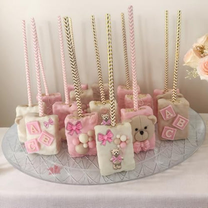 3 Pcs Bear Silicone Mold Set for Cake Decoration and DIY Crafts - Bow + Bears