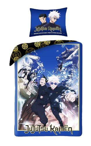 Jujutsu Kaisen Bedding Set Duvet Cover and Pillowcase Microfiber Multicoloured