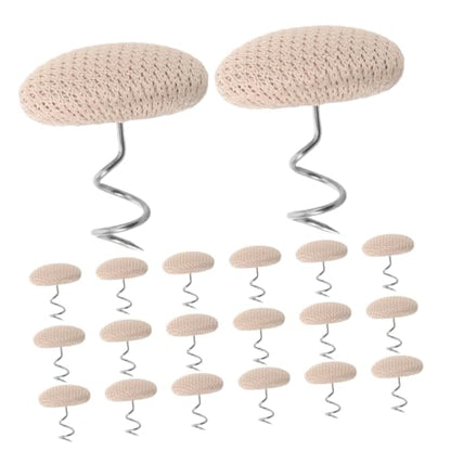 40 Piece Stainless Steel Bed Skirt Pins for Wrinkle-Free Upholstery and Fabric Securing