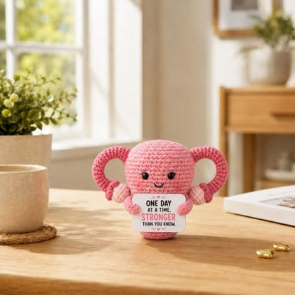 Hysterectomy Recovery Gift Plush - Uplifting Endometriosis Support