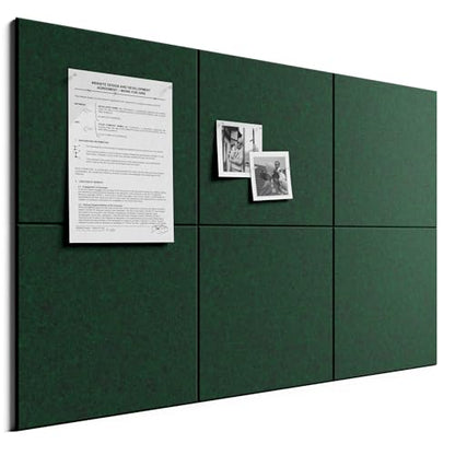 Large Cork Board Alternative 36x24 Inch with Felt Tiles & Pushpins