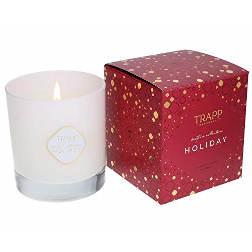 Holiday Cinnamon Gingerbread Bourbon Vanilla Candle - 7 oz Signature Fragrance
