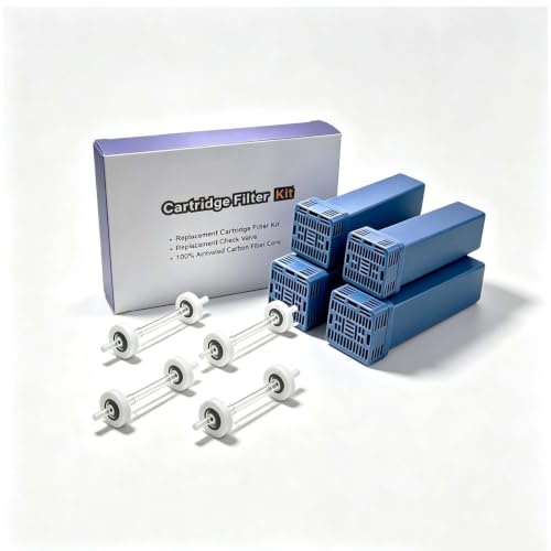 4-Pack Air Purifier Filter Replacement and Check Valve Kit - Maintenance Set