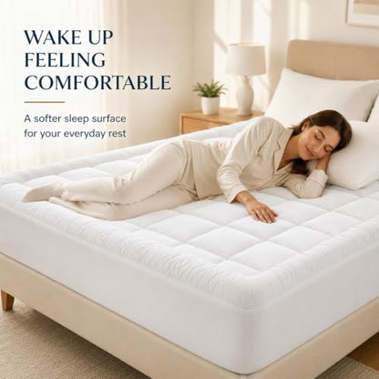 Westmonth Cloud Topper Mattress Topper 1000 GSM King - Soft & Breathable